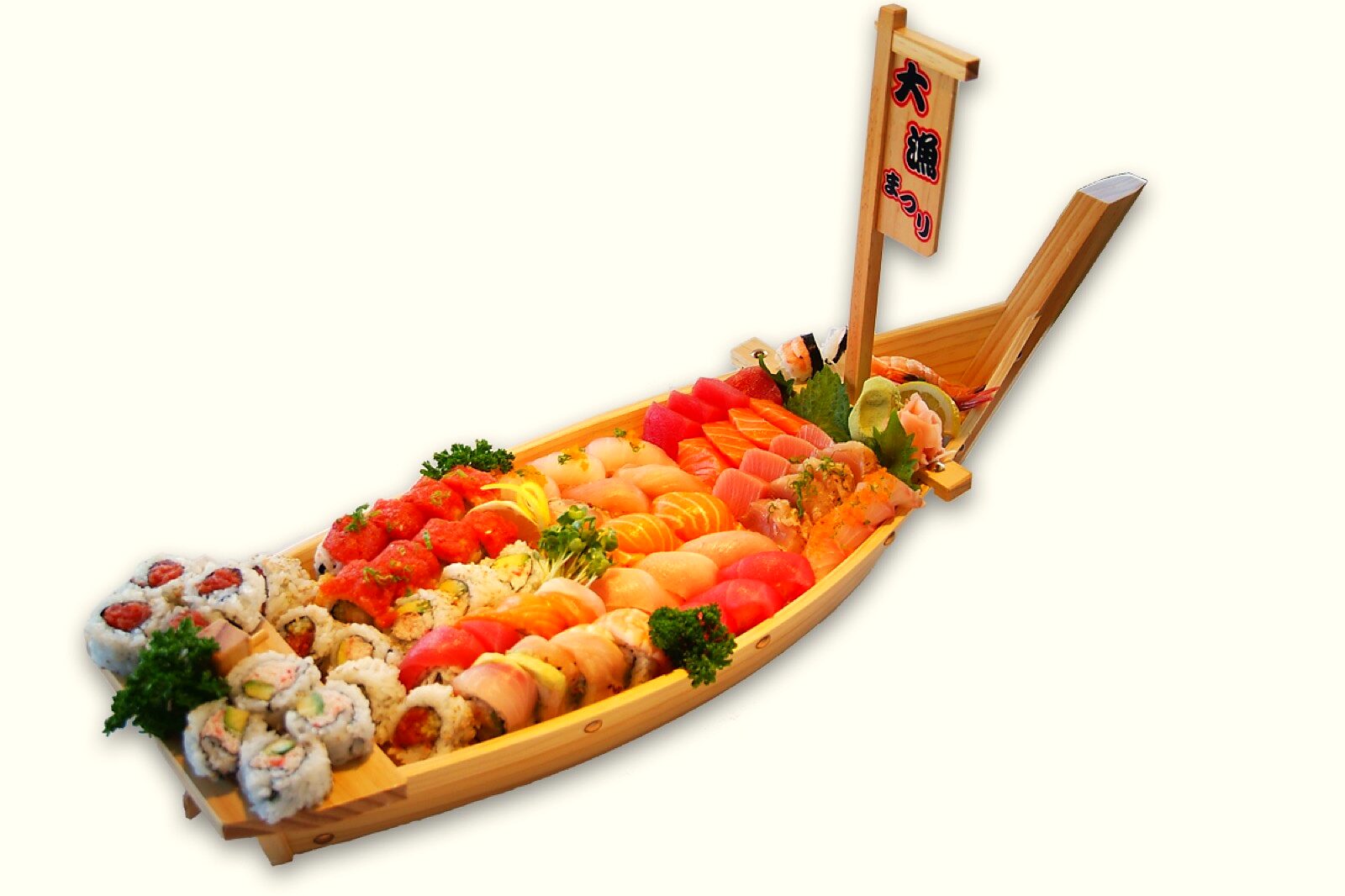 Family Boat from Minato Sushi catering